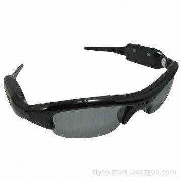 Sunglasses Hidden Recorder Camera with 1,280 x 1,024 Pixels Resolution, Supports Up to 8GB Memory